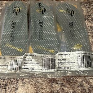 NWOT 3 pairs
Orthotic size 9